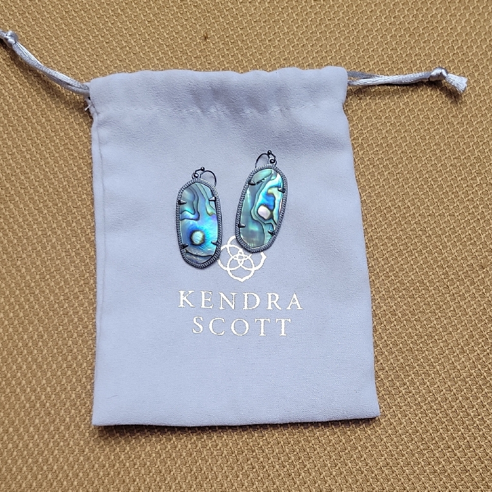 Kendra Scott Abalone Shell Earrings